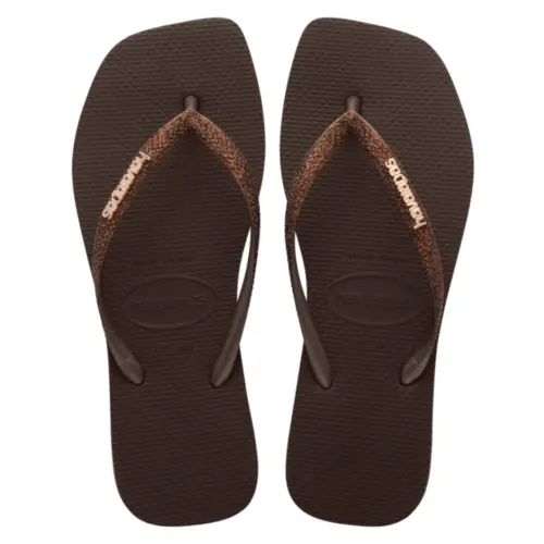 Chinelo Havaianas Slim Square Sparkle Glitter Feminino