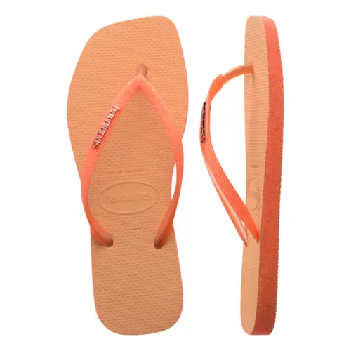 Chinelo Havaianas Slim Square Sparkle Glitter Feminino