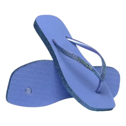 Chinelo Havaianas Slim Square Sparkle Glitter Feminino