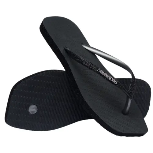 Chinelo Havaianas Slim Square Sparkle Glitter Feminino
