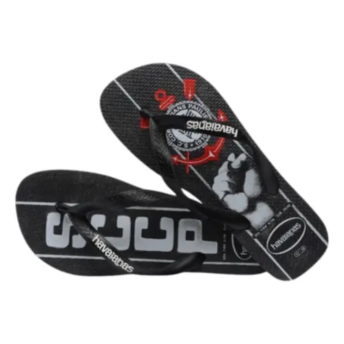 SANDALIA HAVAIANAS TOP TIMES CORINTHIANS 24.25