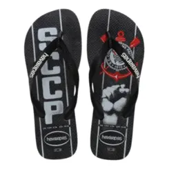 SANDALIA HAVAIANAS TOP TIMES CORINTHIANS 24.25