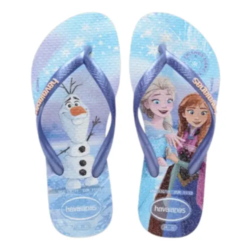 Chinelo Infantil Havaianas Kids Slim Princess Disney Princesas
