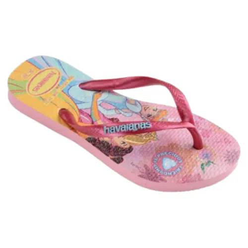 Chinelo Infantil Havaianas Kids Slim Princess Disney Princesas