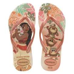 Chinelo Infantil Havaianas Kids Slim Princess Disney Princesas