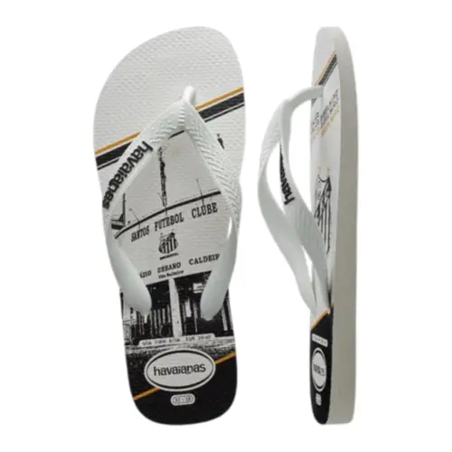 Chinelo Havaianas Top Times Santos Alvinegro Praiano Original