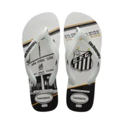 Chinelo Havaianas Top Times Santos Alvinegro Praiano Original