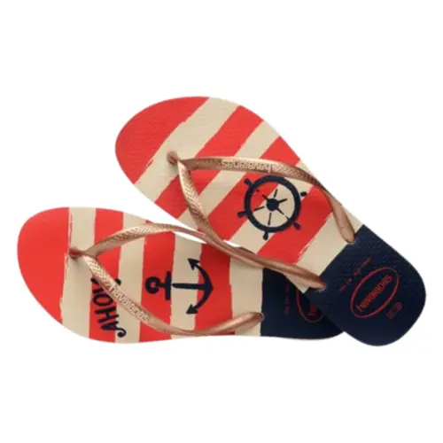 SANDALIA HAVAIANAS SLIM NAUTICAL ANCORA