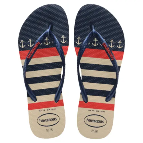 SANDALIA HAVAIANAS SLIM NAUTICAL ANCORA