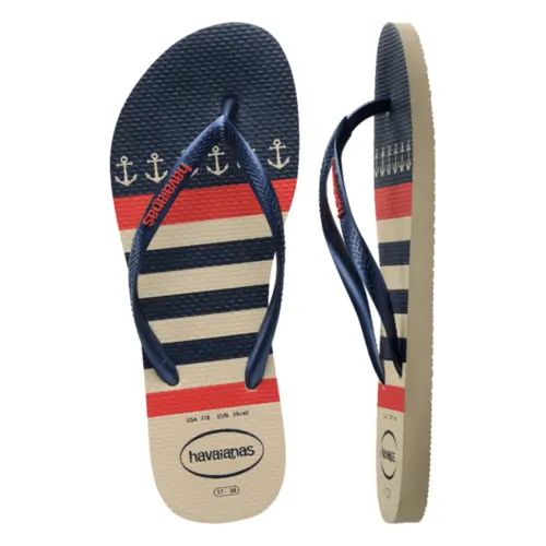 SANDALIA HAVAIANAS SLIM NAUTICAL ANCORA