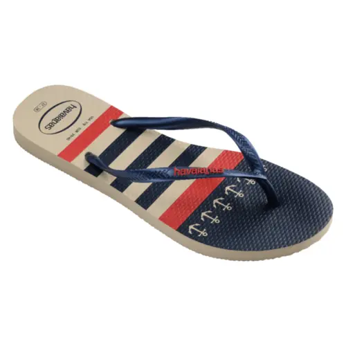 SANDALIA HAVAIANAS SLIM NAUTICAL ANCORA