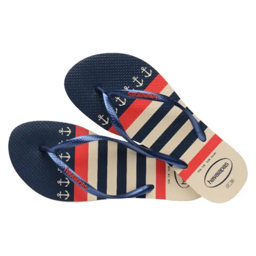 SANDALIA HAVAIANAS SLIM NAUTICAL ANCORA