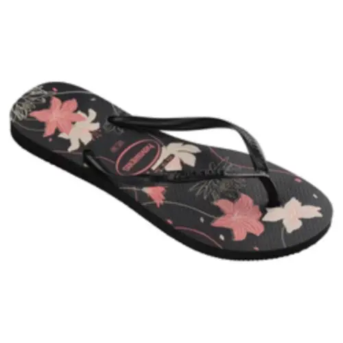 Chinelo Havaianas Slim Organic Flores Feminino