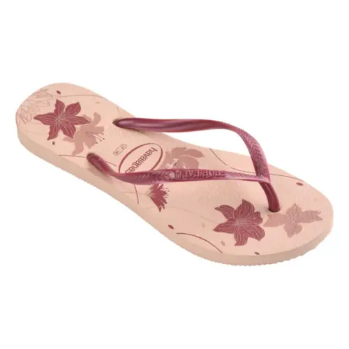 Chinelo Havaianas Slim Organic Flores Feminino