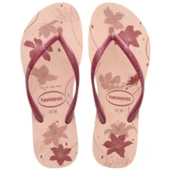 Chinelo Havaianas Slim Organic Flores Feminino