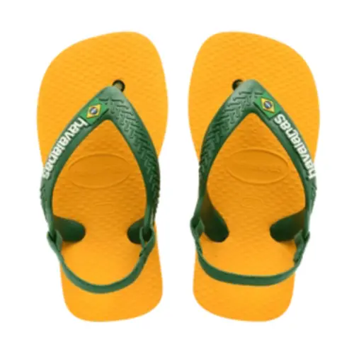 Chinelo Havaianas New Baby Brasil Logo Com Elastico