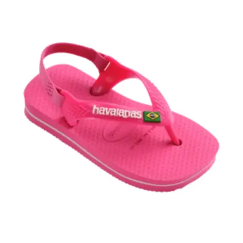 Chinelo Havaianas New Baby Brasil Logo Com Elastico