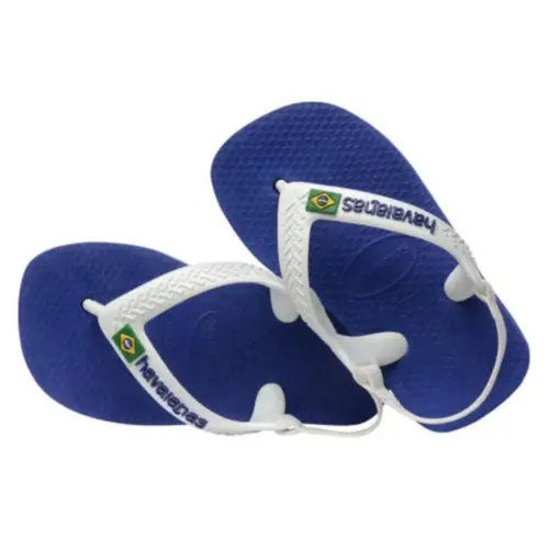 Chinelo Havaianas New Baby Brasil Logo Com Elastico