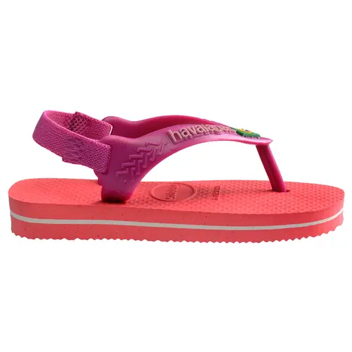 Chinelo Havaianas New Baby Brasil Logo Com Elastico