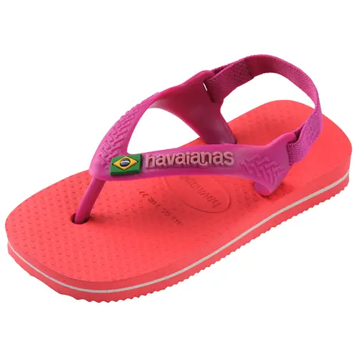 Chinelo Havaianas New Baby Brasil Logo Com Elastico