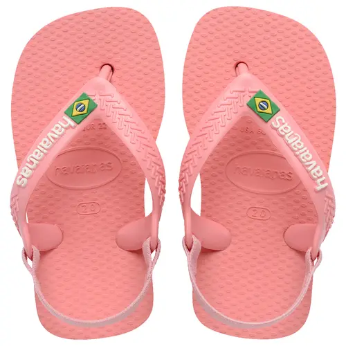 Chinelo Havaianas New Baby Brasil Logo Com Elastico
