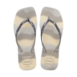 SANDALIA HAVAIANAS SLIM SQUARE GLITTER PARTY 24.25