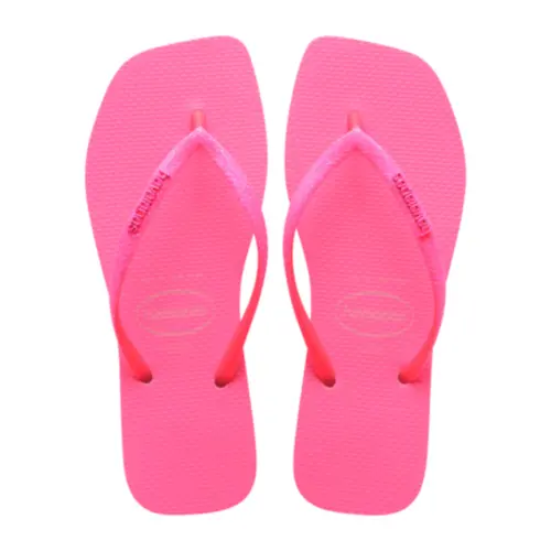 Chinelo Havaianas Slim Square Glitter Neon