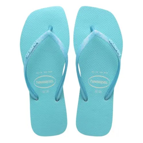 Chinelo Havaianas Slim Square Glitter Neon