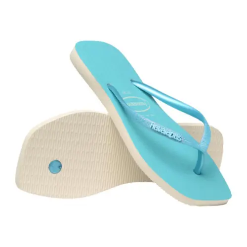 Chinelo Havaianas Slim Square Glitter Neon