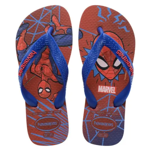 Chinelo Havaianas Top Marvel II Homem Aranha Meninos