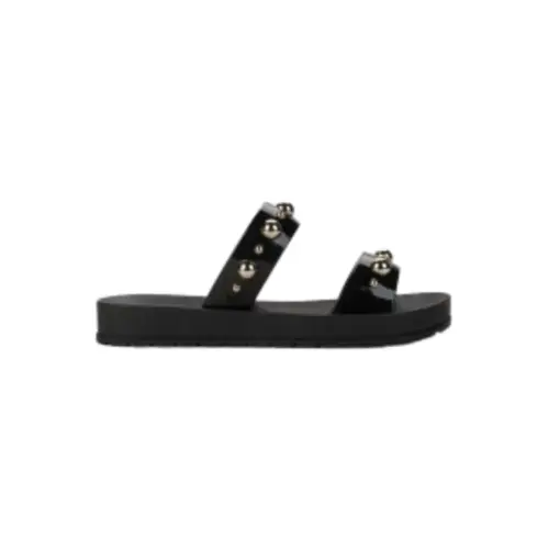 Sandalia Zaxy Rise Slide Feminino Com Pins Metalicos