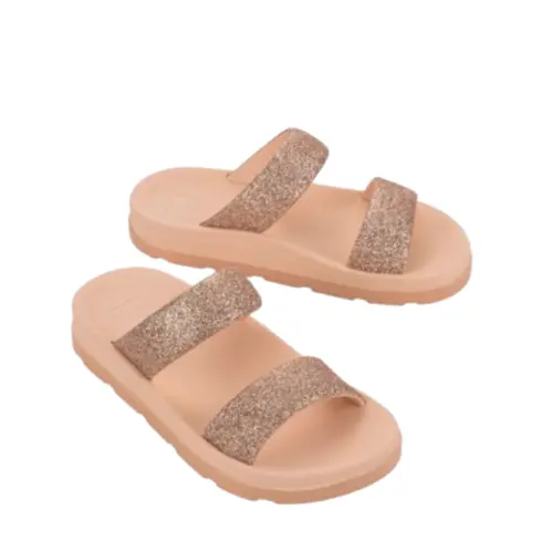 Sandalia Zaxy Bestie Infantil Glitter Com Solado Anatômica