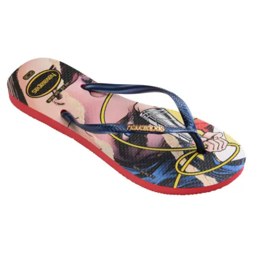 SANDALIA HAVAIANAS SLIM WONDER WOMAN MULHER MARAVILHA 24.25