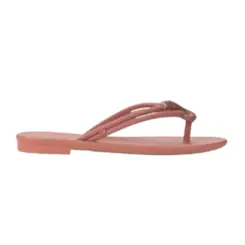 SANDALIA RASTEIRA GRENDHA MAIS ROSA ENLACE 24.25
