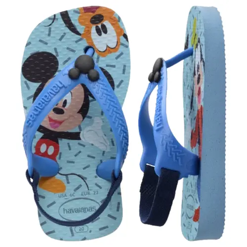 Chinelo Havaianas New Baby Disney Classics Bebe Mickey e Minnie