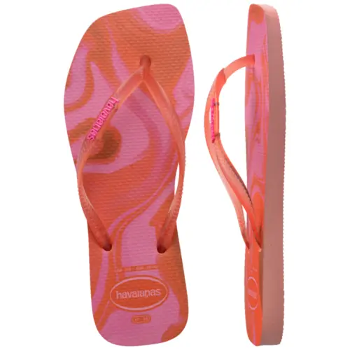 Chinelo Feminino Havaianas Slim Square Jelly Ponta Quadrada Original