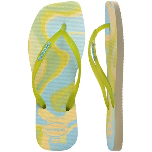 Chinelo Feminino Havaianas Slim Square Jelly Ponta Quadrada Original