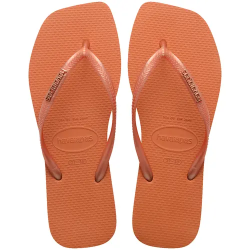 SANDALIA HAVAIANAS SLIM SQUARE LOGO METALLIC 25.26