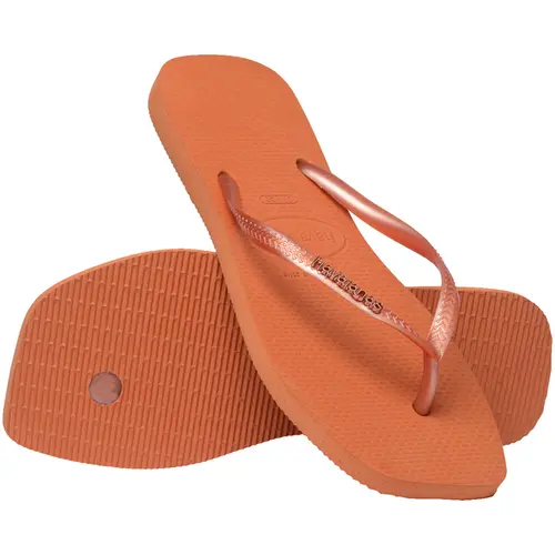 SANDALIA HAVAIANAS SLIM SQUARE LOGO METALLIC 25.26
