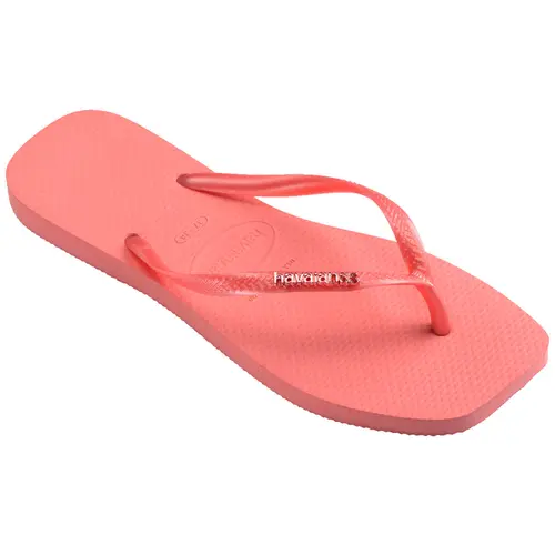 SANDALIA HAVAIANAS SLIM SQUARE LOGO METALLIC 25.26