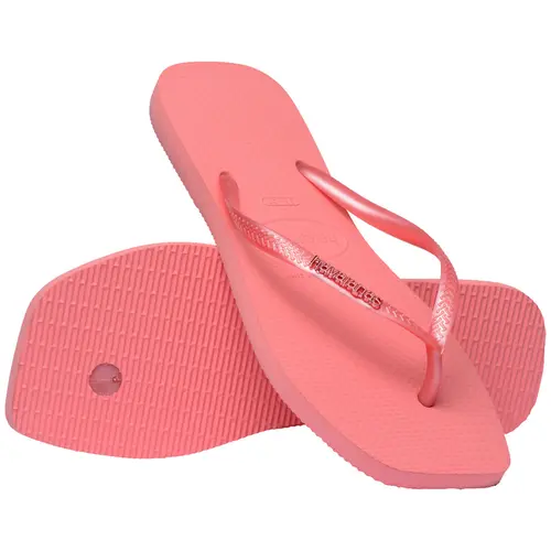 SANDALIA HAVAIANAS SLIM SQUARE LOGO METALLIC 25.26