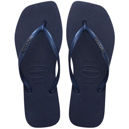 SANDALIA HAVAIANAS SLIM SQUARE LOGO METALLIC 25.26