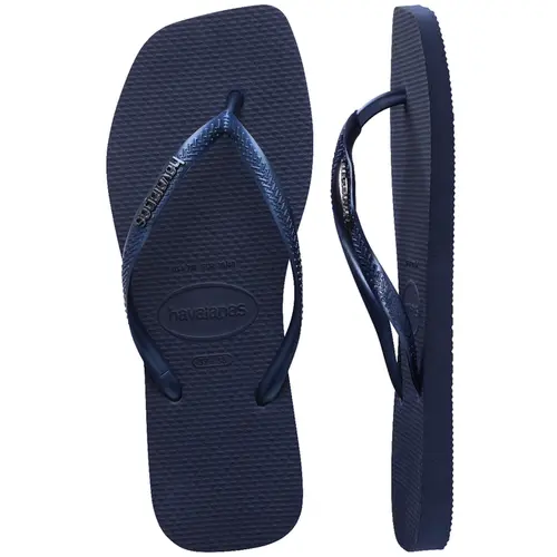 SANDALIA HAVAIANAS SLIM SQUARE LOGO METALLIC 25.26