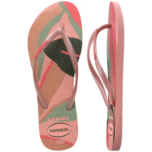 Chinelo Feminino Havaianas Slim Palette Glow Original e Confortavel