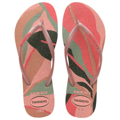 Chinelo Feminino Havaianas Slim Palette Glow Original e Confortavel