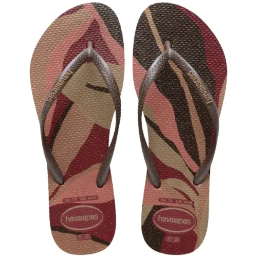 Chinelo Feminino Havaianas Slim Palette Glow Original e Confortavel