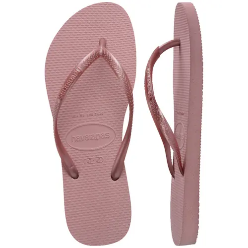Chinelo Feminino Havaianas Slim Lisa Sem Estampa Original