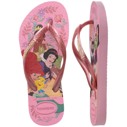 Chinelo Havaianas Kids Slim Princess Disney