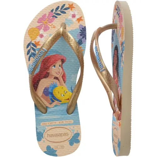 Chinelo Havaianas Kids Slim Princess Disney