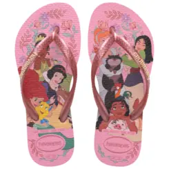 Chinelo Havaianas Kids Slim Princess Disney